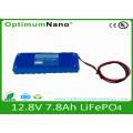 Rechargeable 12.8V 7.8ah LiFePO4 Battery Pack for Solar Light